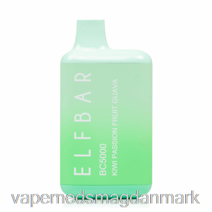 Vape Uden Nikotin Bc5000 0% Nul Nikotin Engangs Kiwi Passionsfrugt Guava